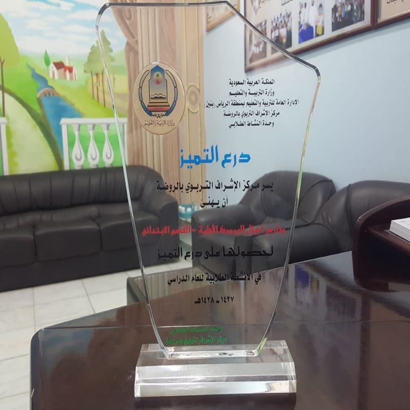 درع التميز في النشاط 2