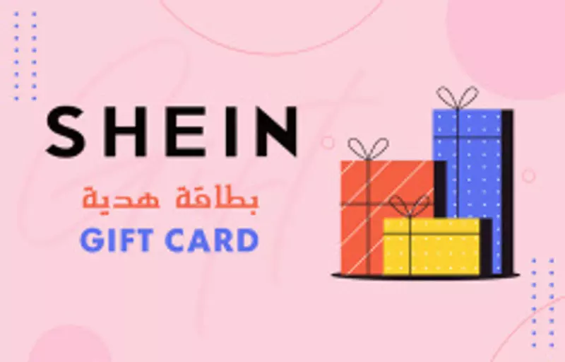 بطاقة مسبقة الدفع من شي إن بقيمة 100 ريال